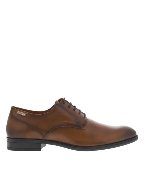 Derbies en cuir marrons...