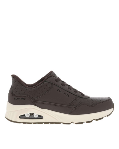 Sneakers chocolat à talon...