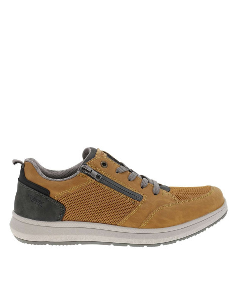 Sneakers jaune à talon plat...