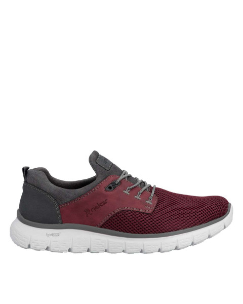 Sneakers bordeaux à talon...