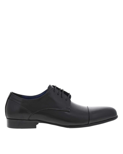 Derbies en cuir noires avec...