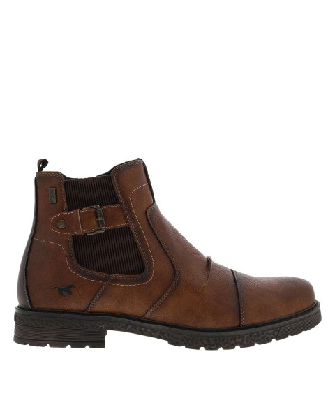 Boots brunes à talon...