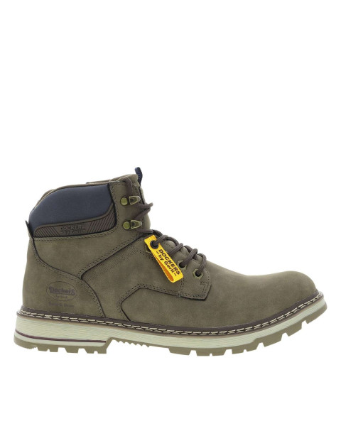 Bottines kaki à talon...