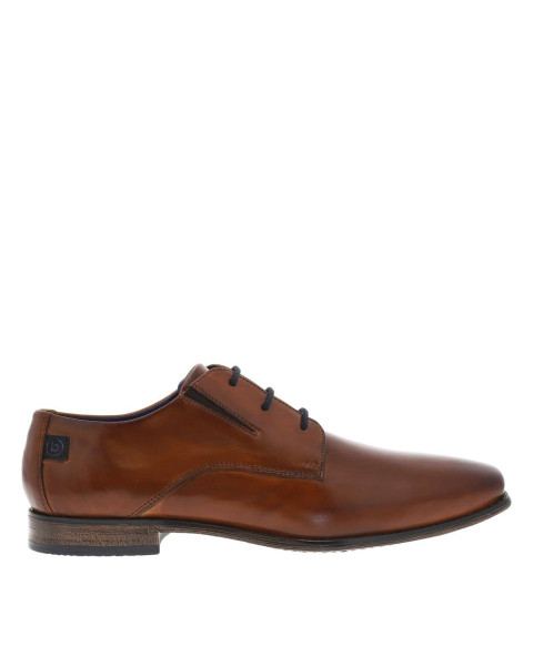 Derbies en cuir cognac avec...