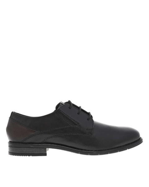 Derbies en cuir noires à...