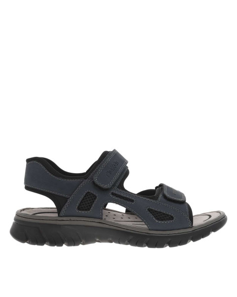 Nu-pieds bleus foncés à...