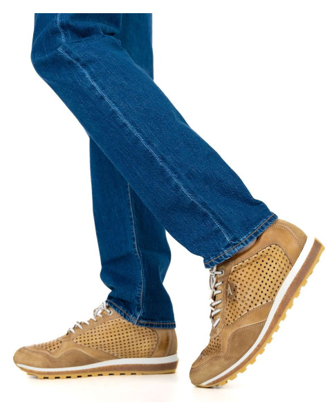 Baskets basses luxe en cuir...