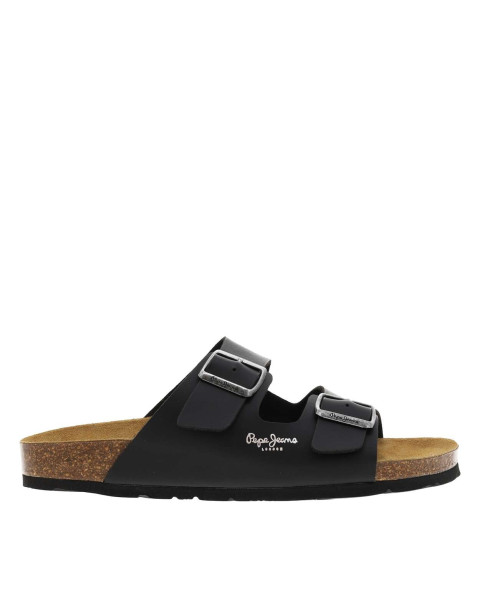 Mules noires avec talon...