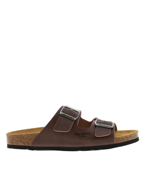 Mules marron avec talon...