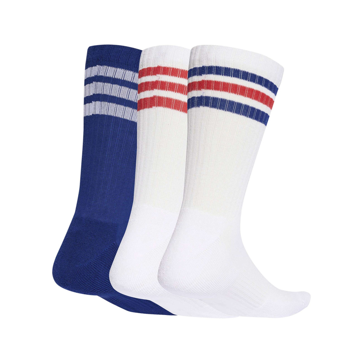 Thumbnail Lot de 3 paires de chaussettes hautes multicolores pourvues du logo de la marque - Image 2