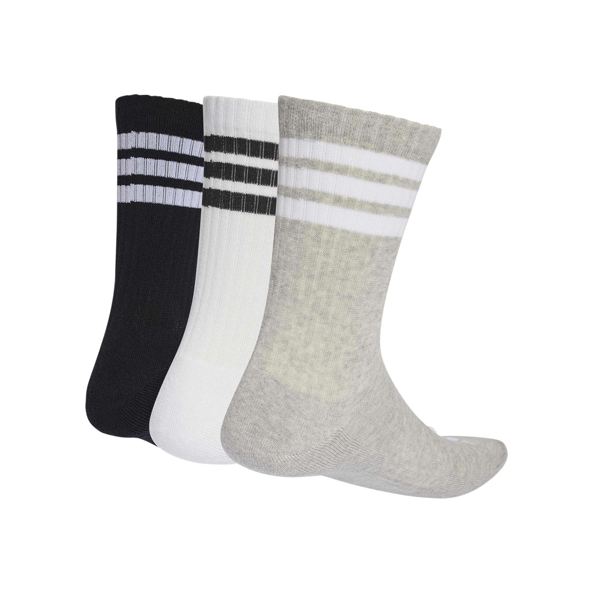 Thumbnail Lot de 3 paires de chaussettes hautes multicolores pourvues du logo de la marque - Image 2