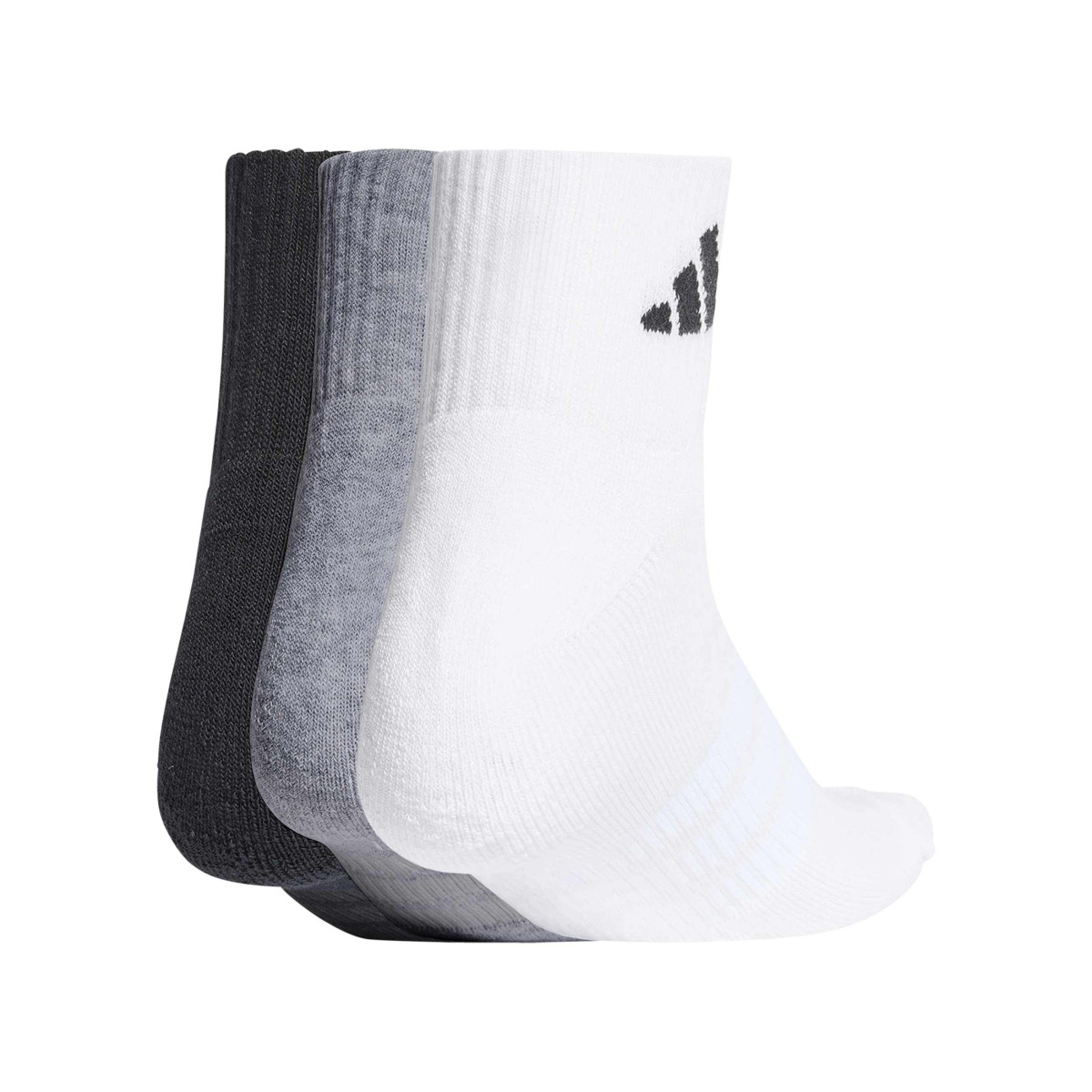 Thumbnail Lot de 3 paires de chaussettes basses multicolores pourvues du logo de la marque - Image 2