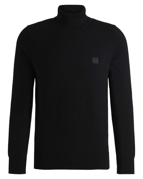Pull en coton noir pourvu...