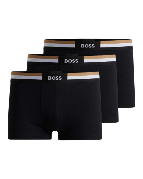 Boxers noirs unis avec...