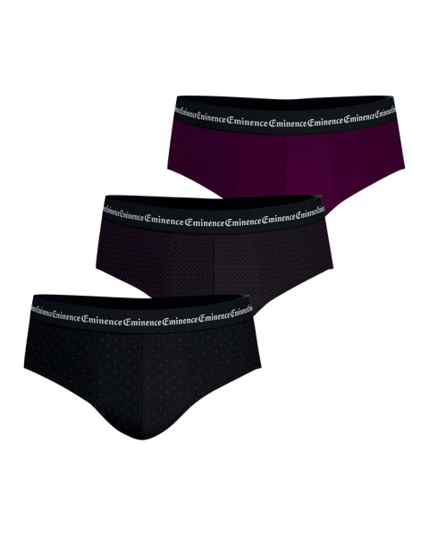 Lot de 3 slips en coton...