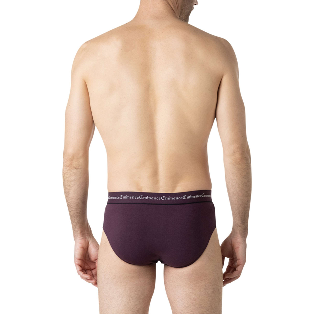 Thumbnail Lot de 3 slips en coton multicolores unis pourvus d'une taille élastiquée - Image 4