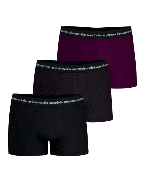Lot de 3 boxers en coton...