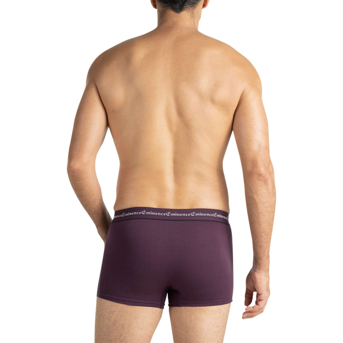 Thumbnail Lot de 3 boxers en coton multicolores unis pourvus d'une taille élastiquée - Image 5