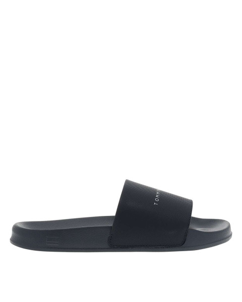 Claquettes slide bleu...