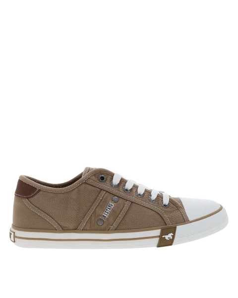 Tennis toile basse taupe...
