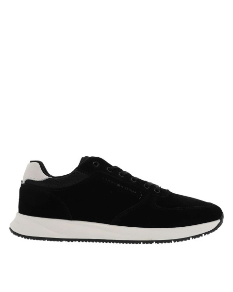 Baskets running en cuir...