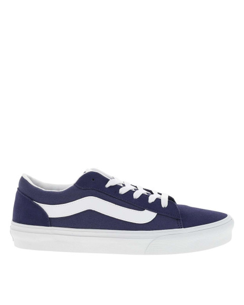 Baskets skate en cuir bleu...