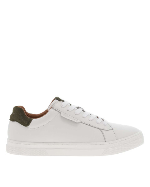 Baskets en cuir blanches...