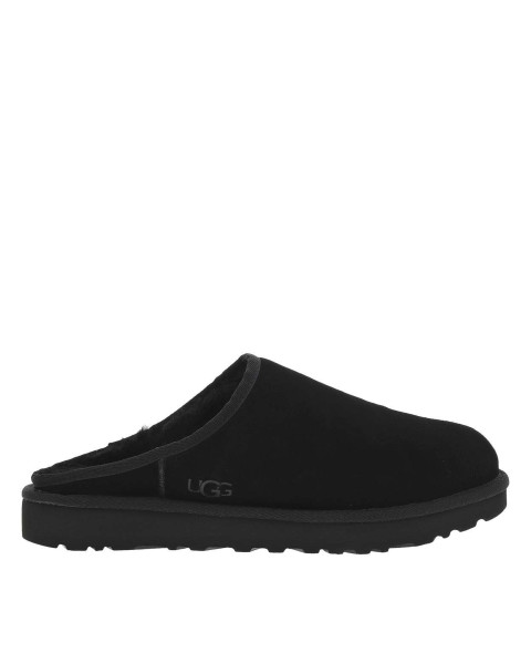 Sabots en cuir noir à talon...