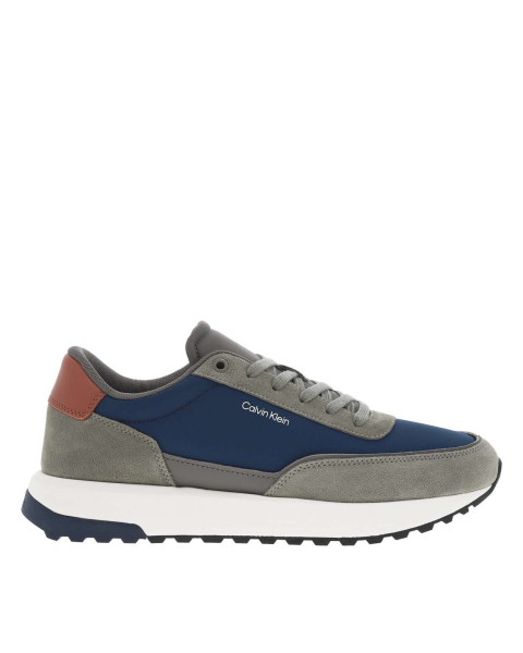Baskets running en cuir...