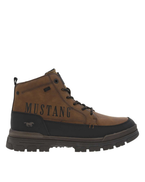 Bottines cognac à talon...