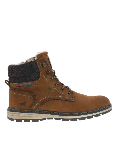 Bottines cognac à talon...
