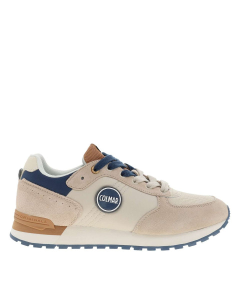 Baskets running en cuir...