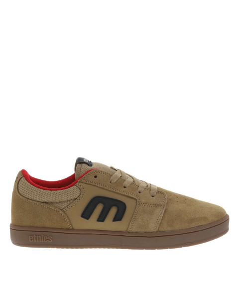 Baskets skate en cuir camel...