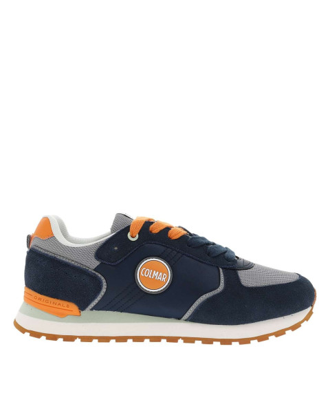 Baskets running en cuir...