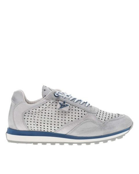 Baskets running en cuir...
