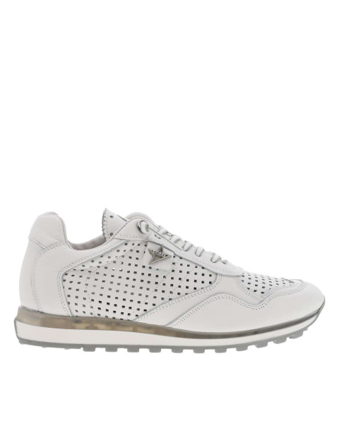 Baskets running en cuir...