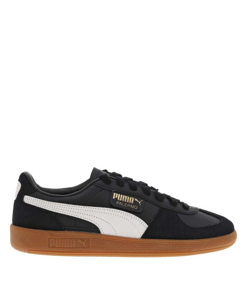 Tennis en cuir noires à...