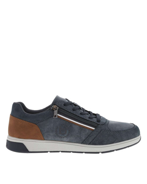 Sneakers en croûte de cuir...