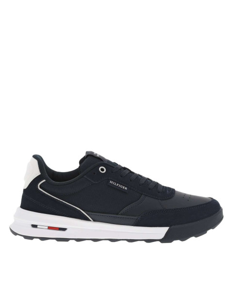 Baskets running en cuir...