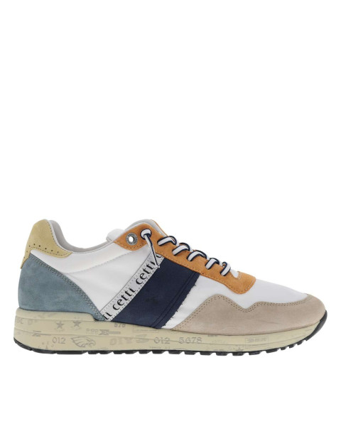 Baskets running en cuir...