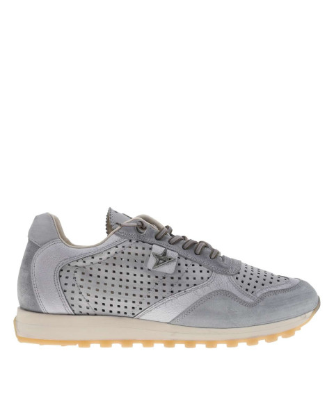 Baskets running en cuir...