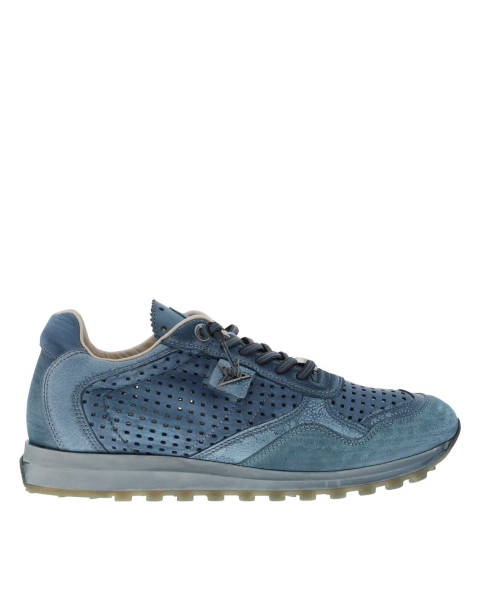Baskets running en cuir...