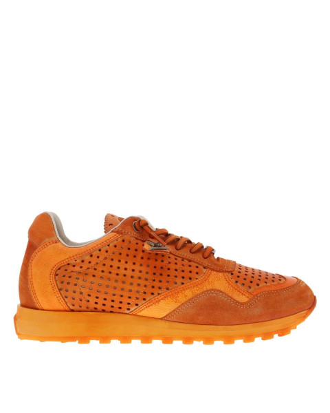 Baskets running en cuir...