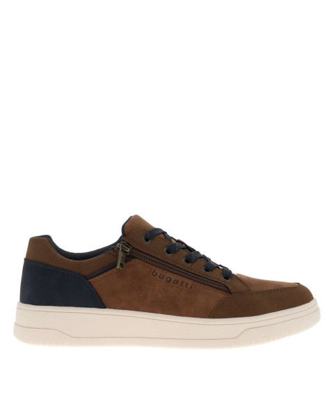 Sneakers cognac à talon...