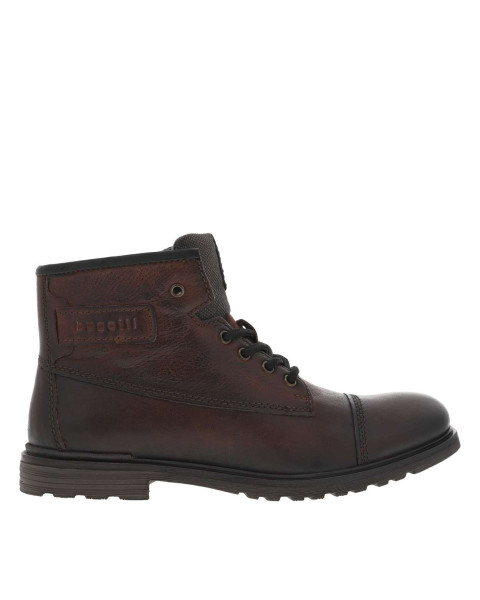 Bottines en cuir bordeaux...