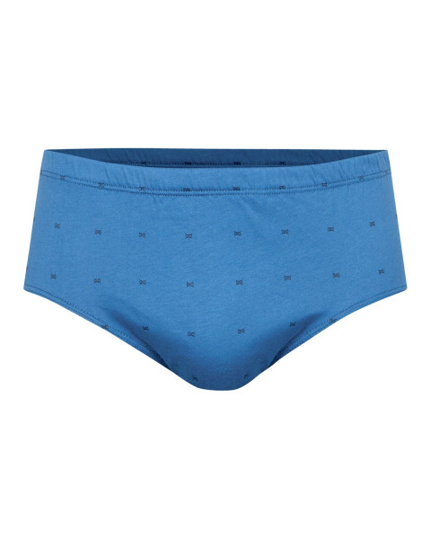 Slip en coton bleu pourvu...