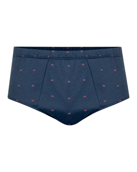 Slip en coton marine pourvu...