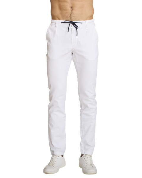 Pantalon chino en coton et...