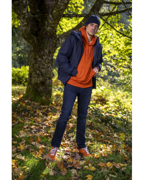 Blouson marine pourvu d'un...