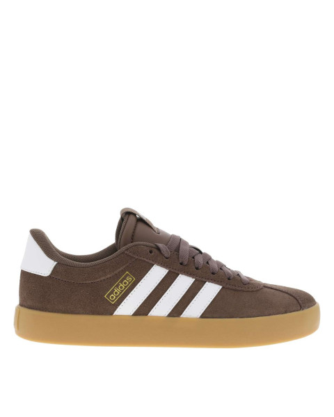 Tennis en cuir marron avec...